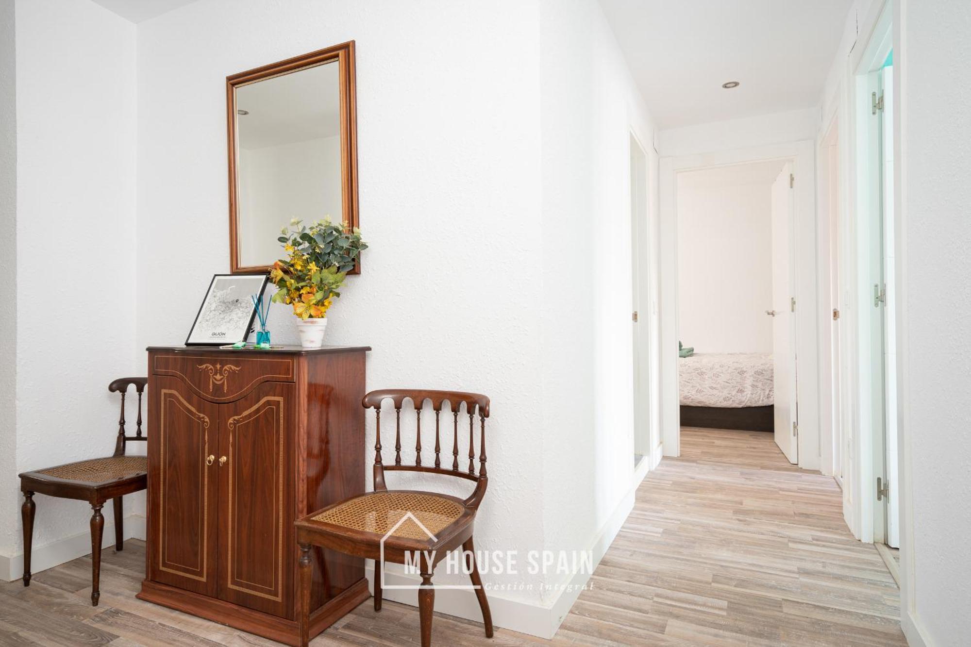 Myhousespain - Piso 3 Habitaciones Cerca Playa San Lorenzo ヒホン エクステリア 写真